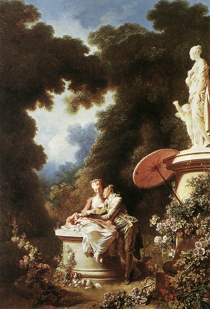 Jean Honore Fragonard The Confession of Love